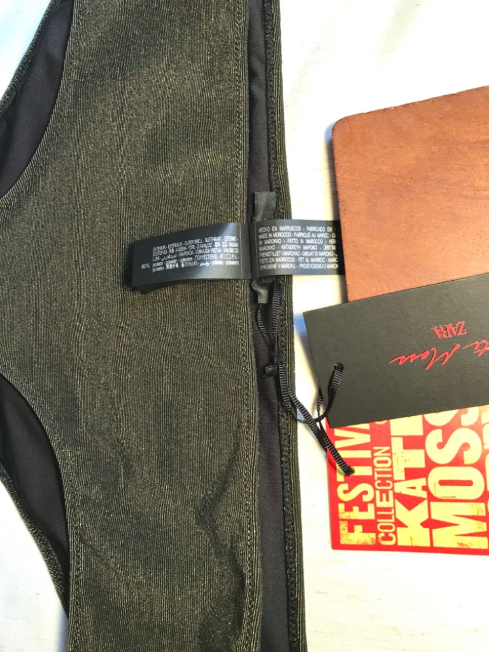 Zara x Kate Moss Sparkling Bikini Bottoms Special Collaboration Bobby Gillespie - Picture 10 of 10